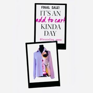 SHEIN ~ Women’s lightweight artistic colorful long sleeve blouse size S